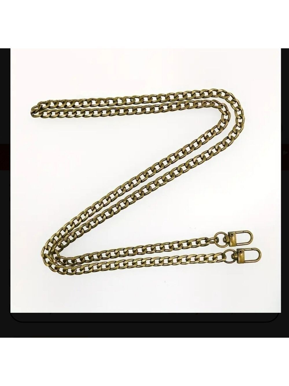 Crossbody replacement chain New Antique color Renew your bag 39"
